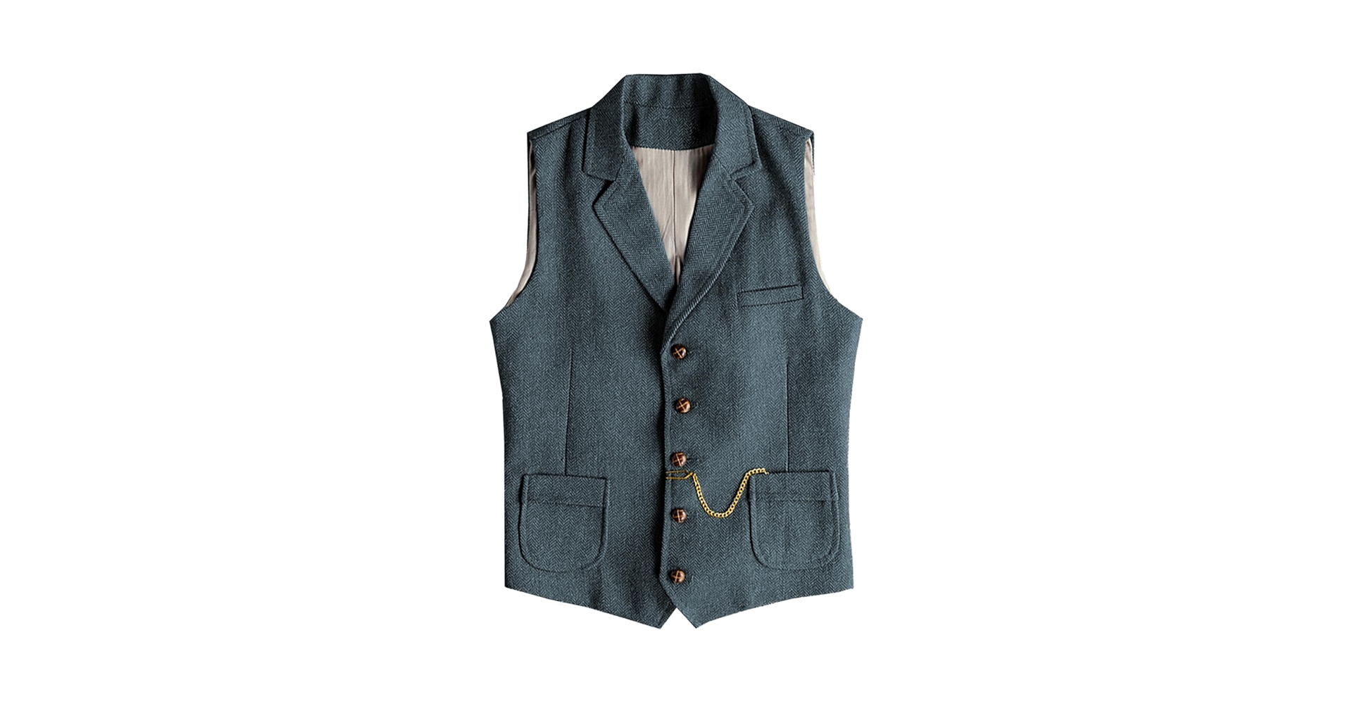 Amazon.com: AeoTeokey Men's Tweed Suit Vest Western